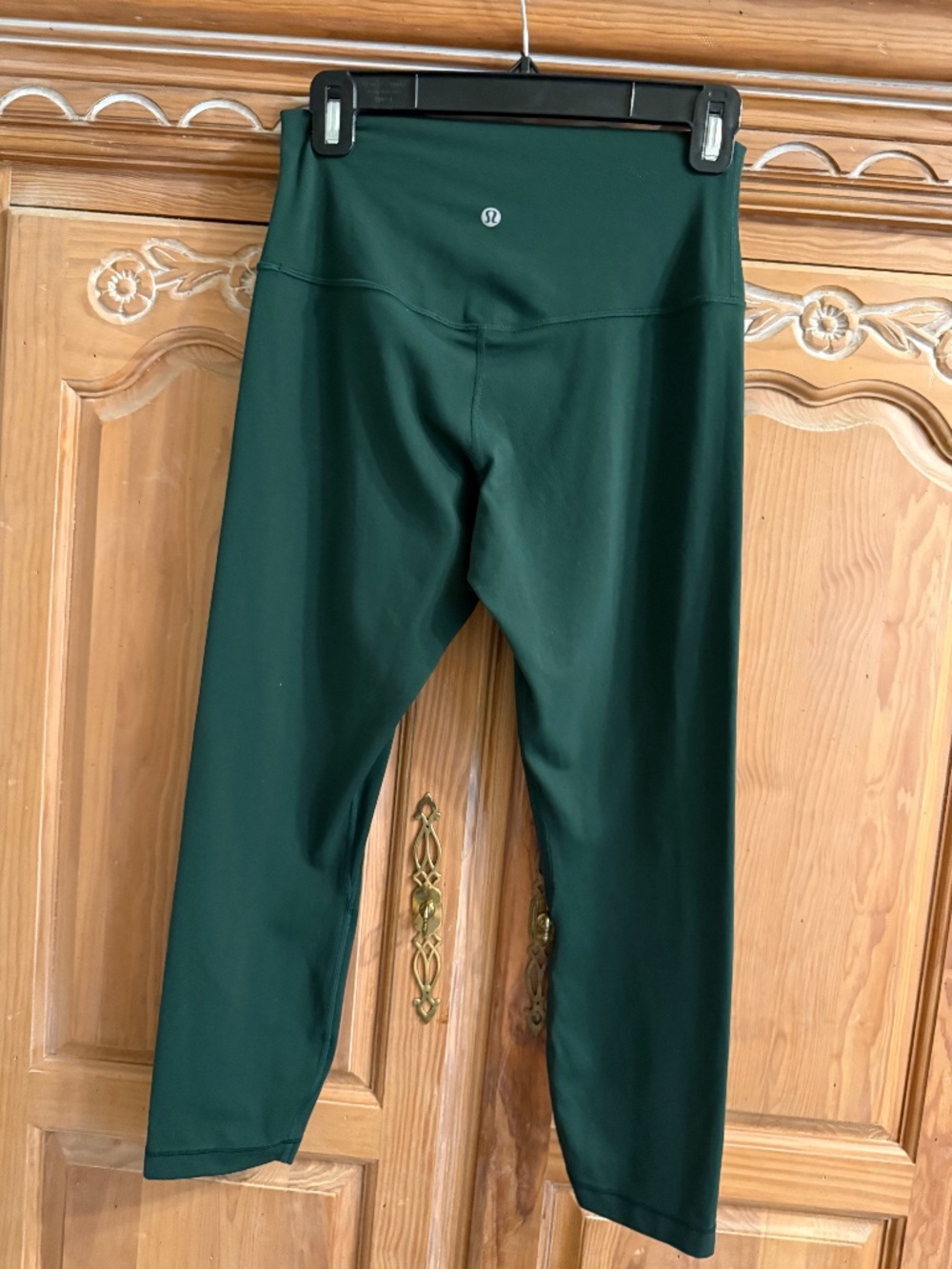 Lululemon Leggings Womens 8 Forest Align Crop High Rise Sweat Wick Yoga Workout